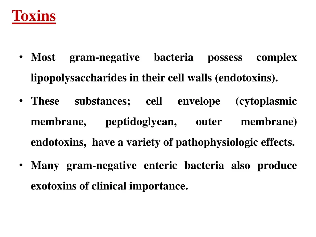 toxins