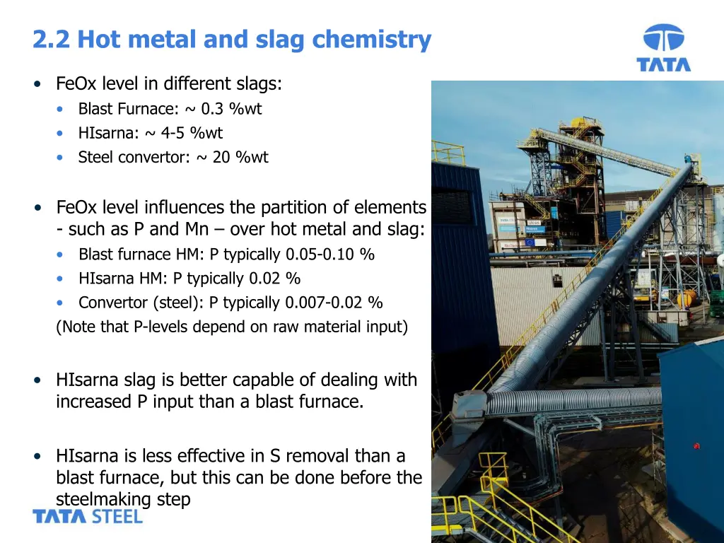 2 2 hot metal and slag chemistry