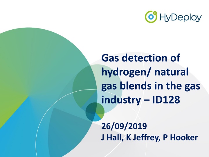 gas detection of hydrogen natural gas blends