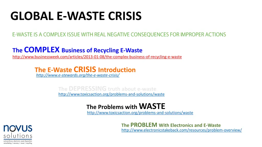 global e waste crisis