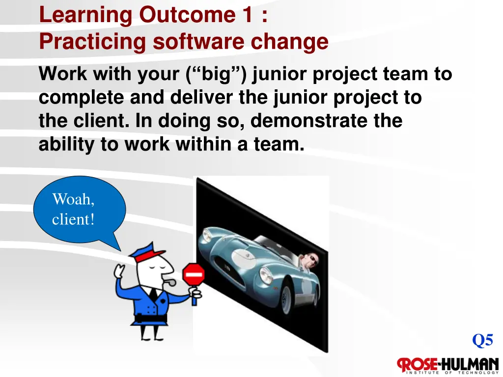 learning outcome 1 practicing software change