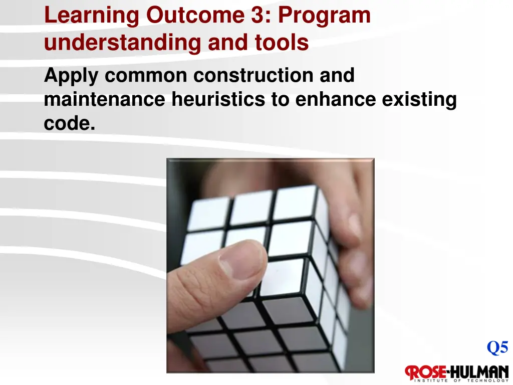 learning outcome 3 program understanding