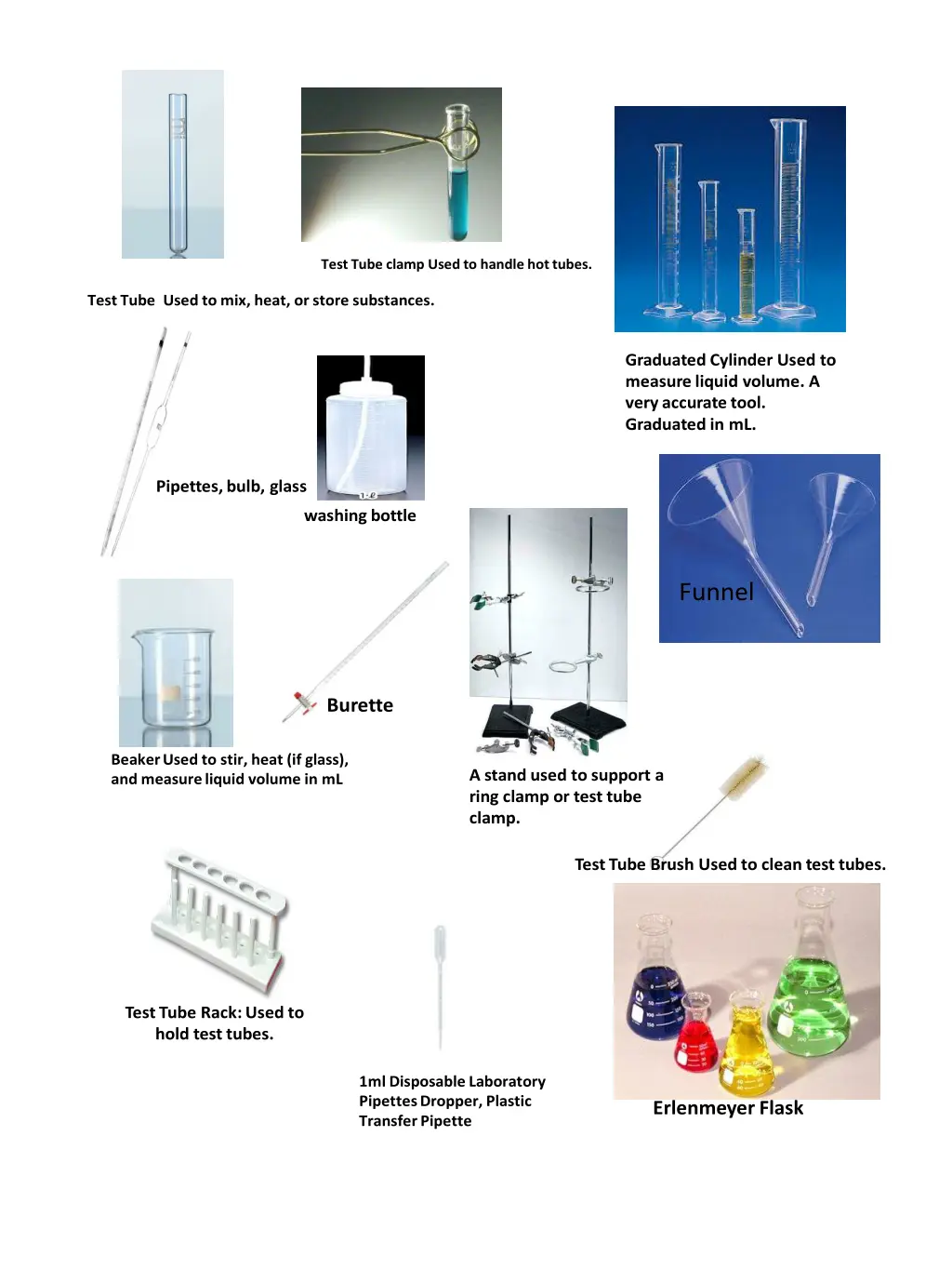 test tube clamp used to handle hot tubes