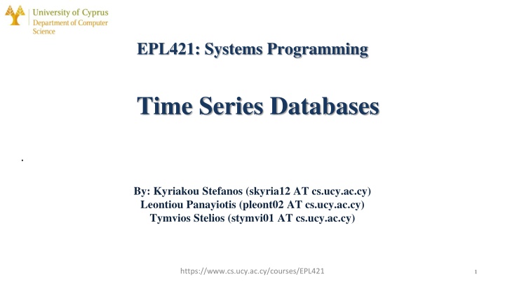 epl421 systems programming