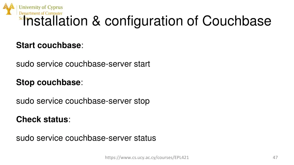 installation configuration of couchbase 1