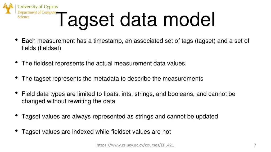 tagset data model