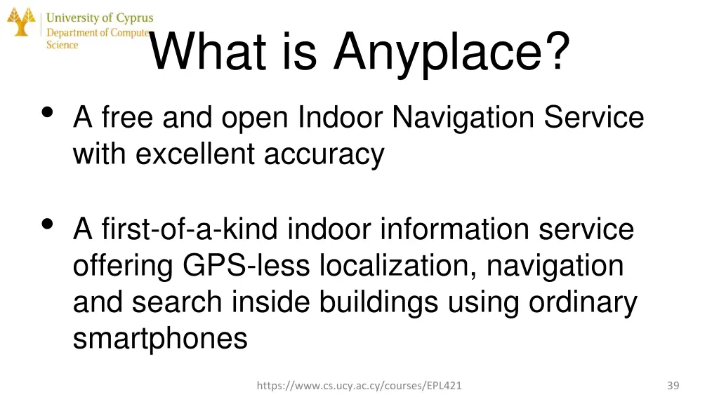 what is anyplace a free and open indoor