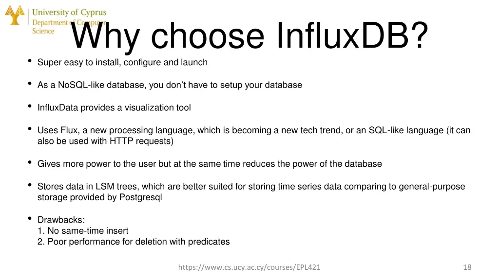 why choose influxdb super easy to install