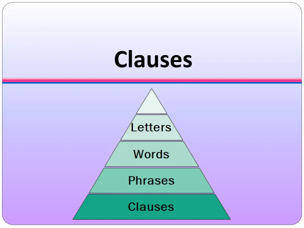 clauses