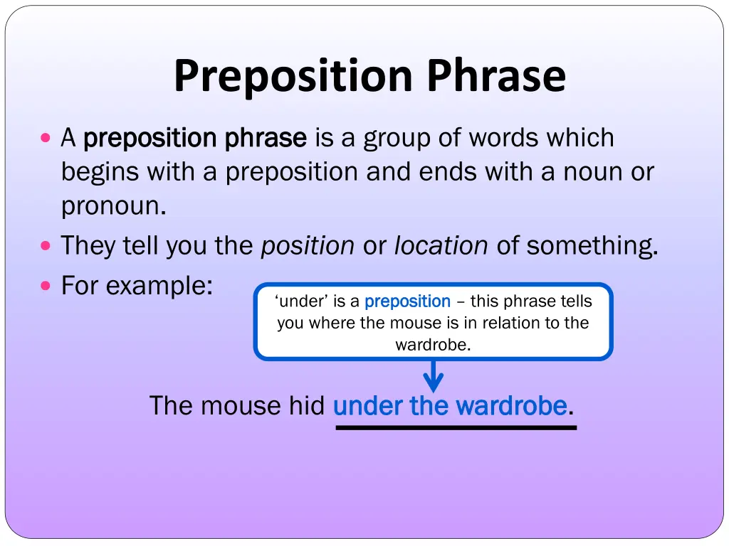 preposition phrase 1