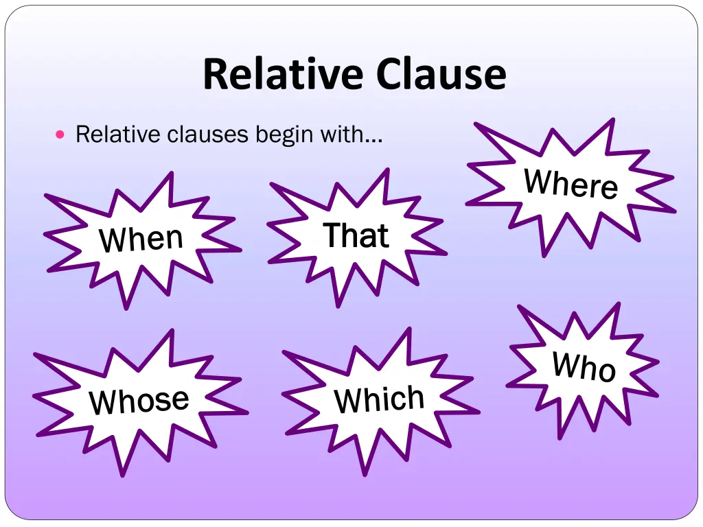 relative clause 6