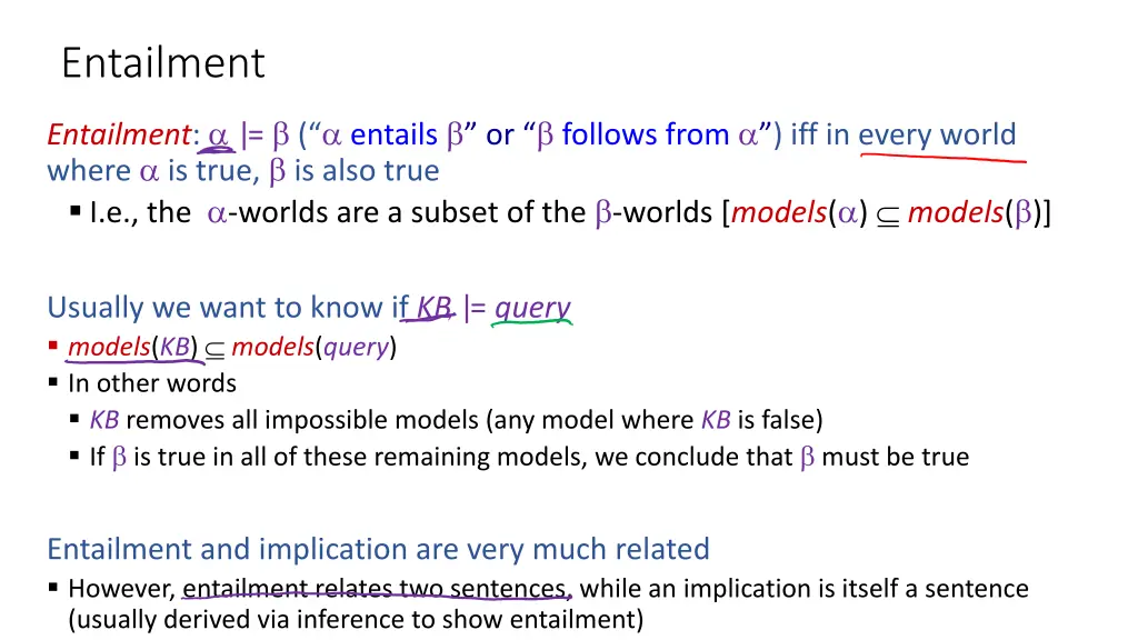 entailment