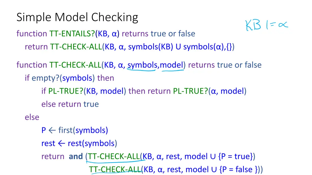 simple model checking