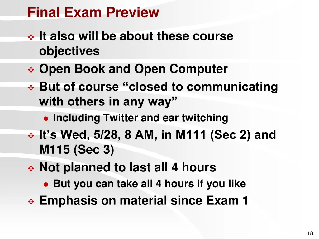 final exam preview