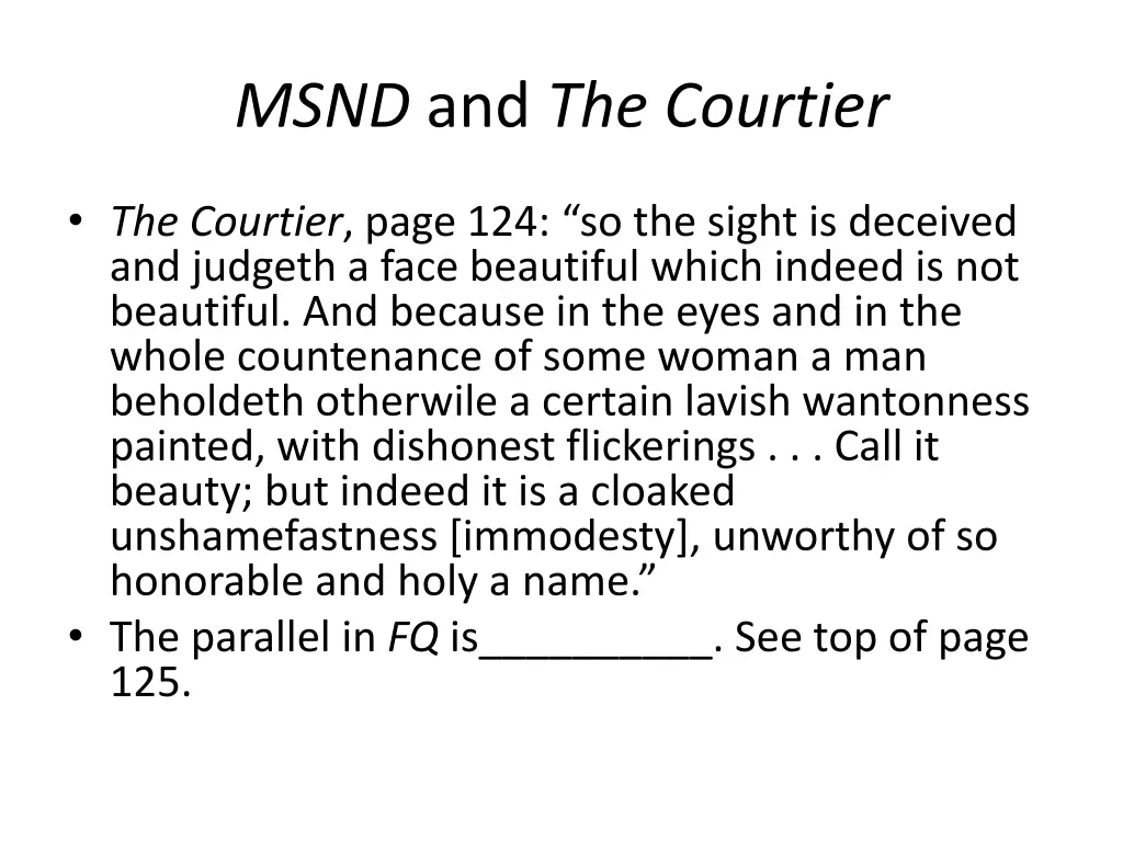 msnd and the courtier