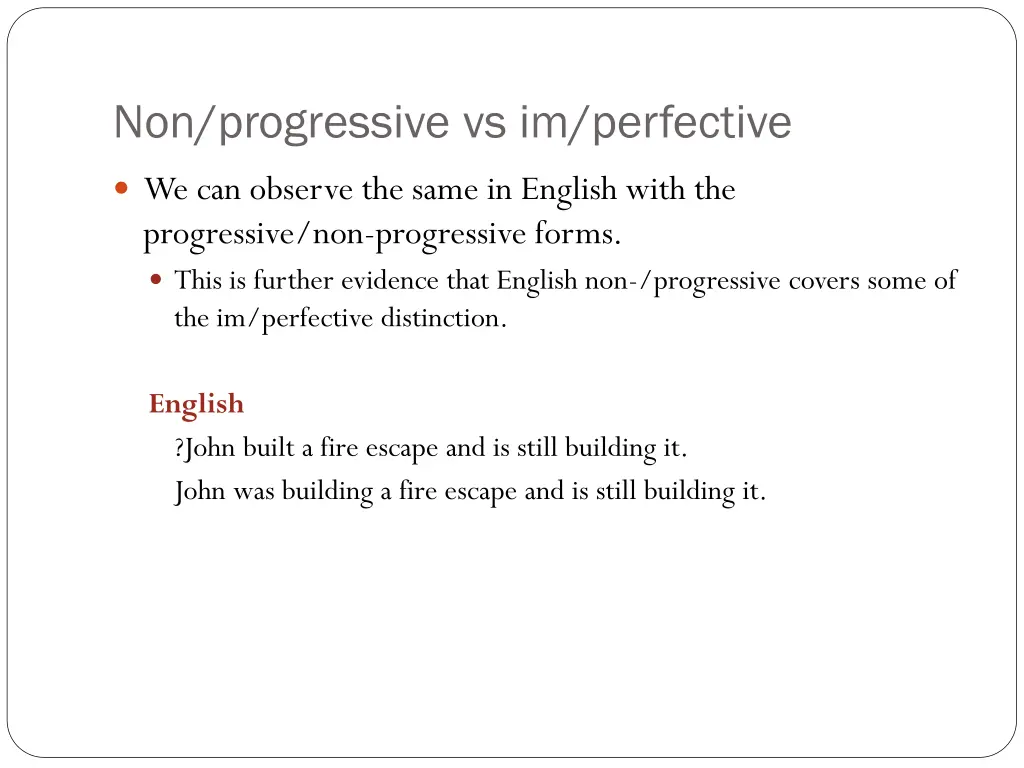 non progressive vs im perfective 3