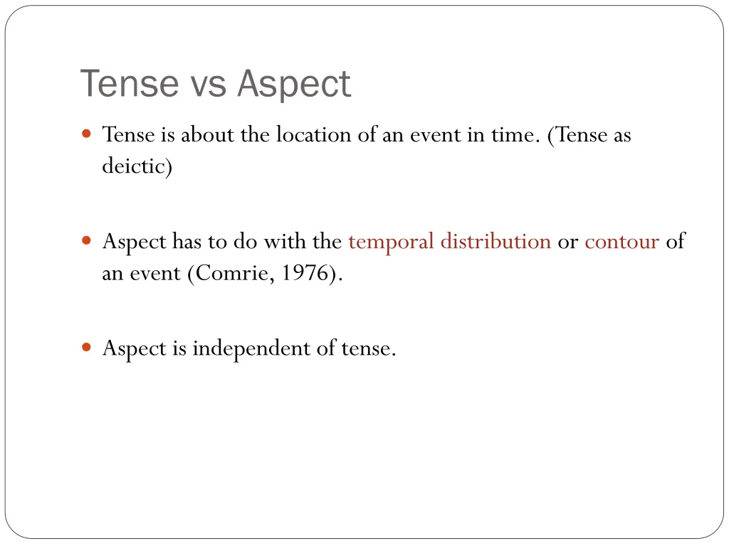 tense vs aspect