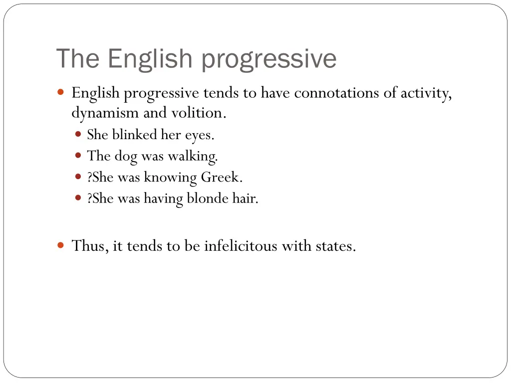 the english progressive