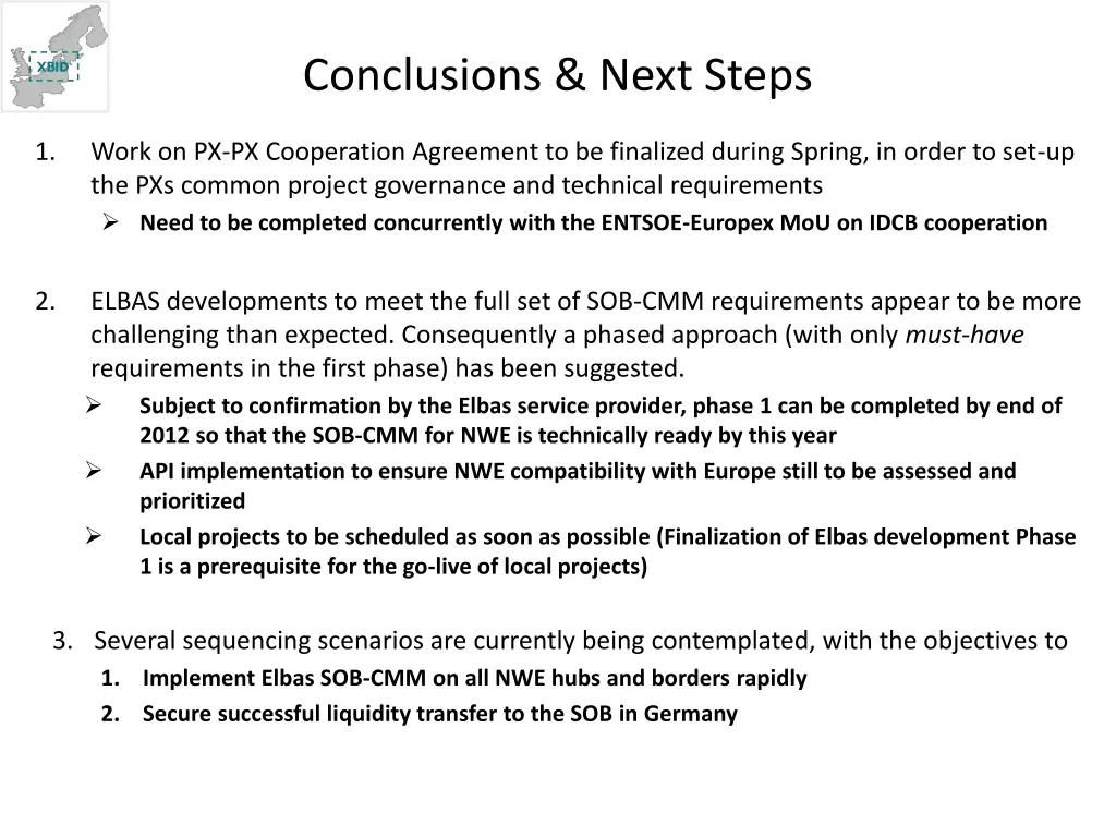 conclusions next steps