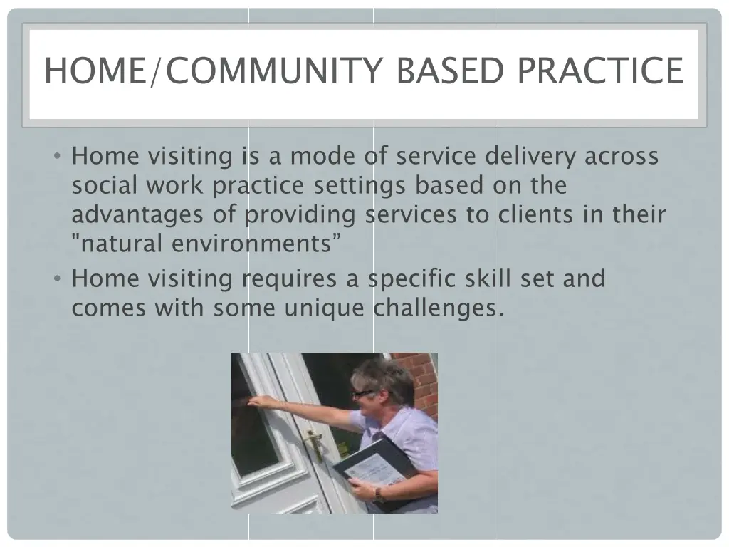 home community based practice 2