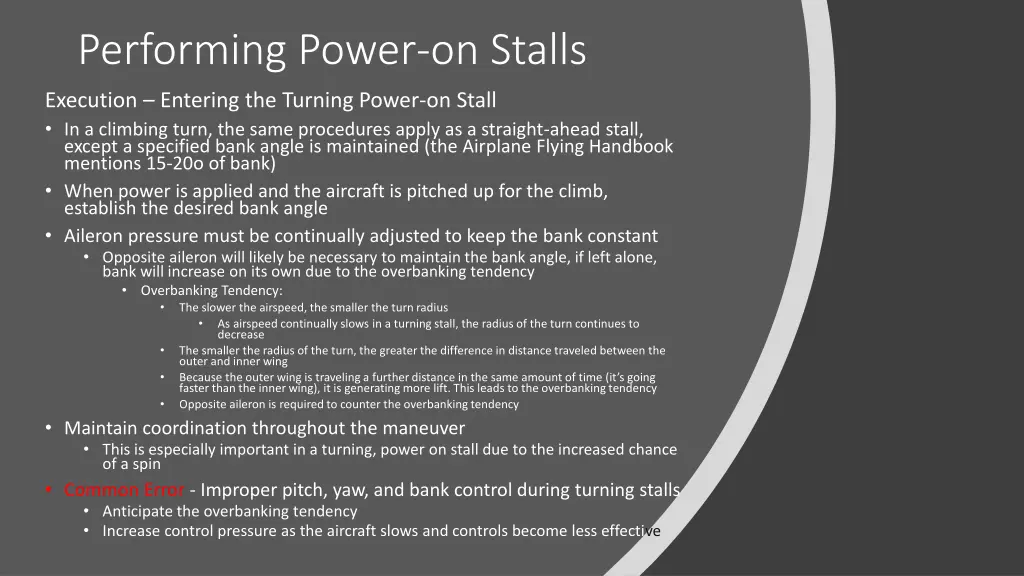 performing power on stalls 2