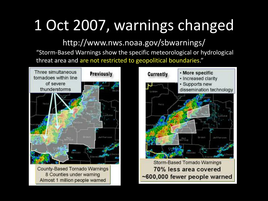 1 oct 2007 warnings changed http www nws noaa