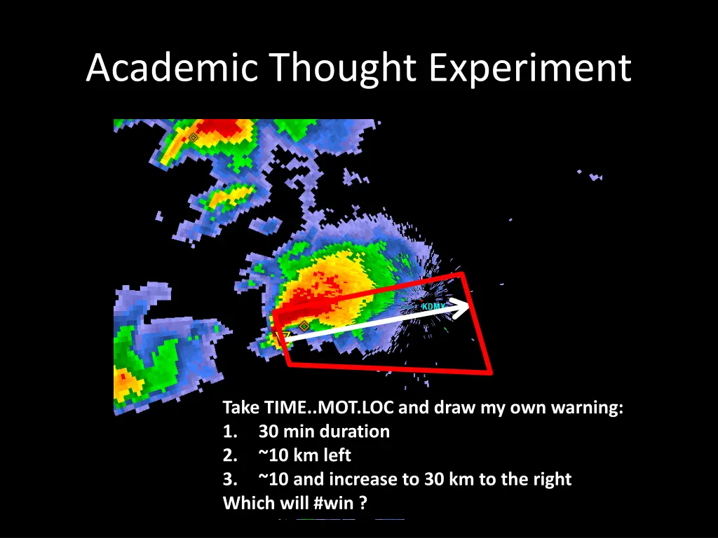 academic thought experiment