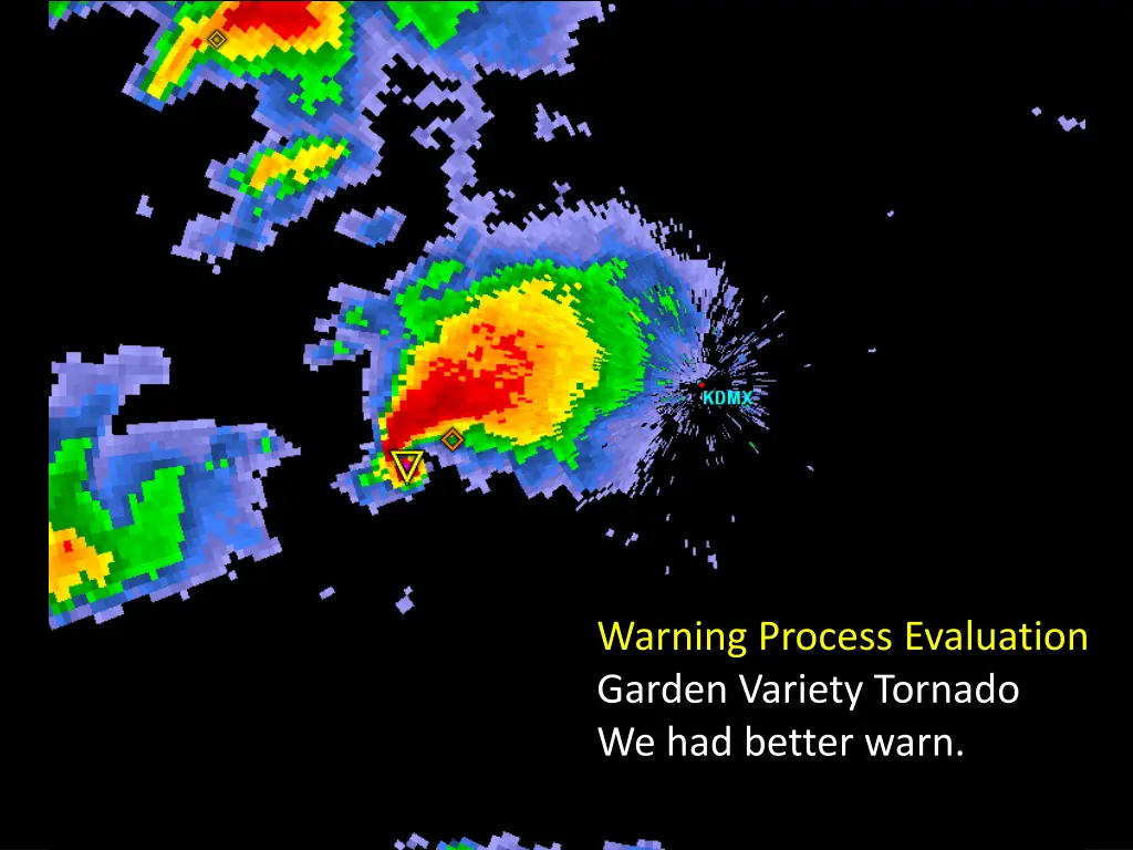 warning process evaluation garden variety tornado