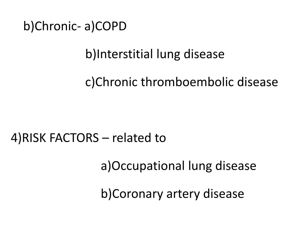 b chronic a copd