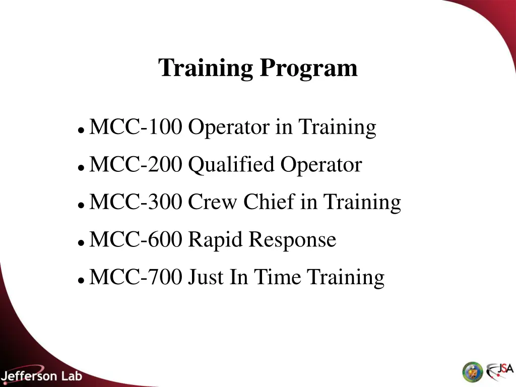 training program