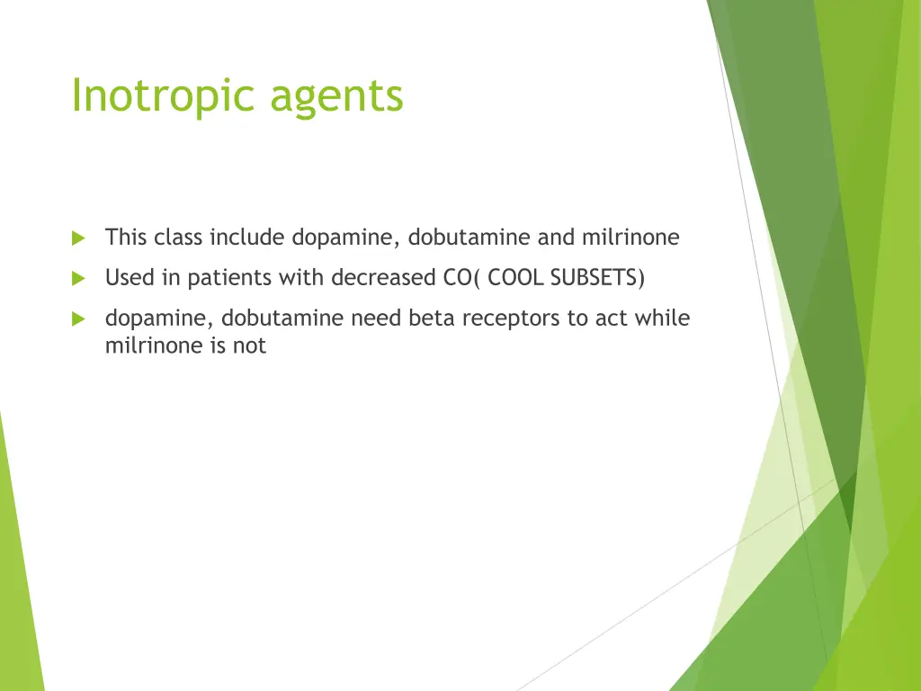 inotropic agents