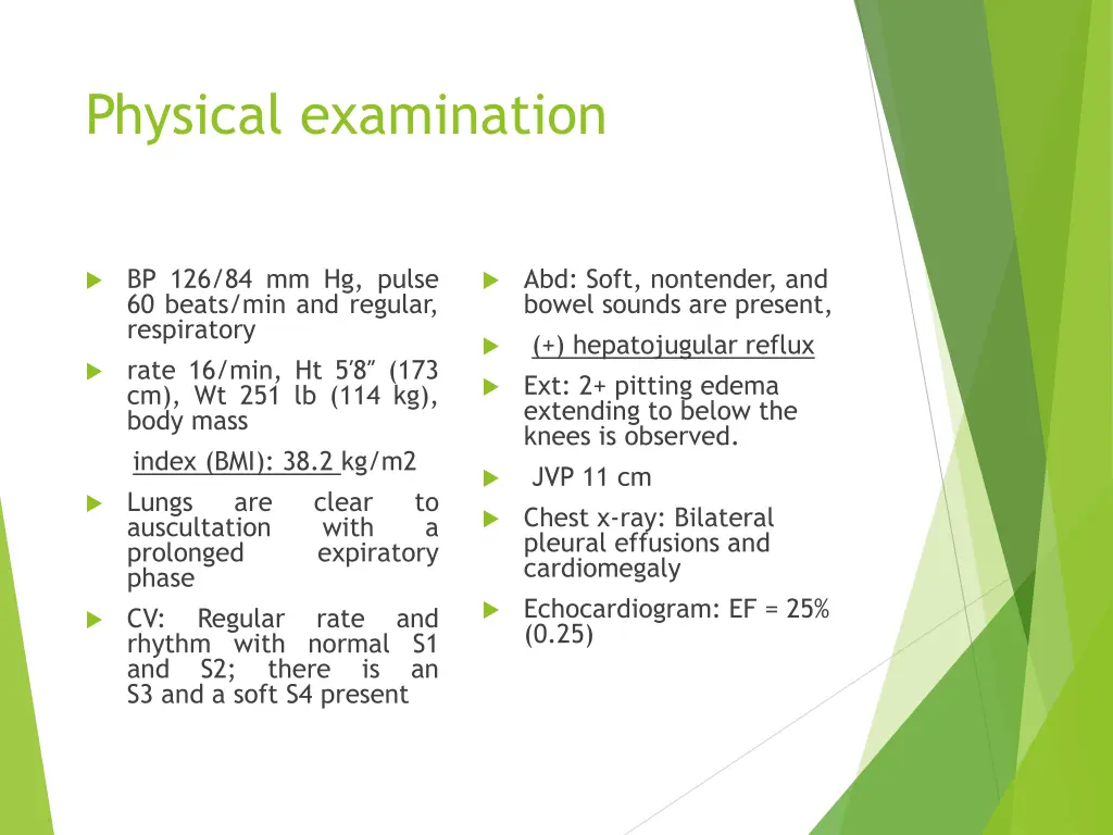 physical examination