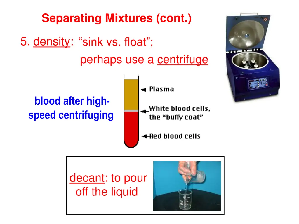 separating mixtures cont 1