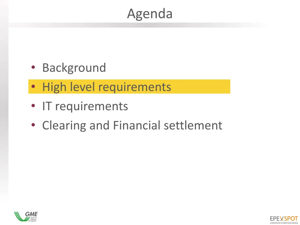 agenda 1