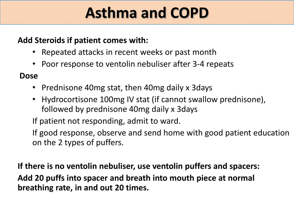 asthma and copd