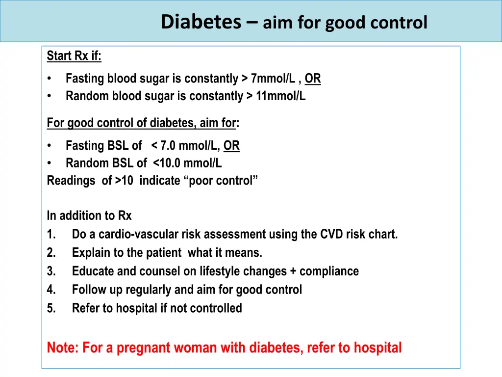 diabetes diabetes aim for good control