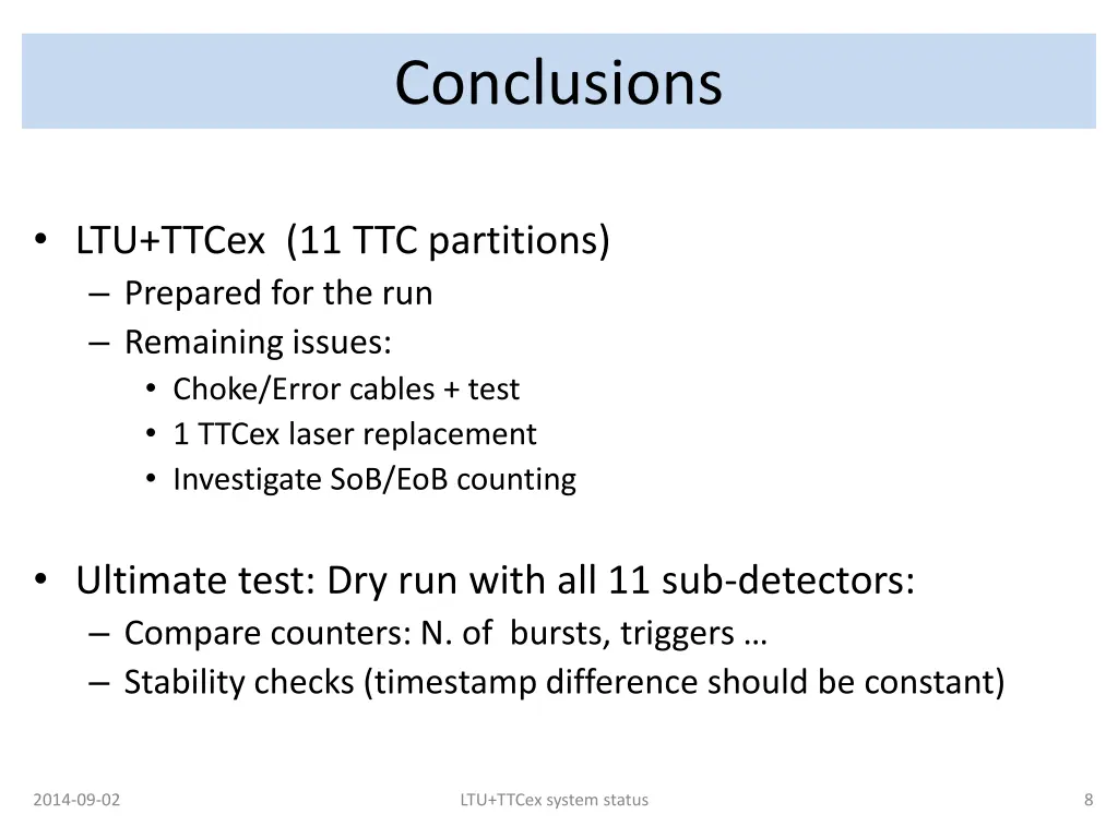 conclusions