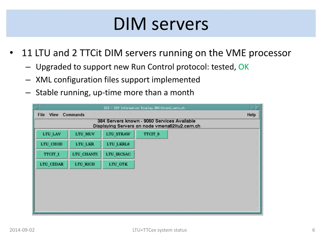 dim servers