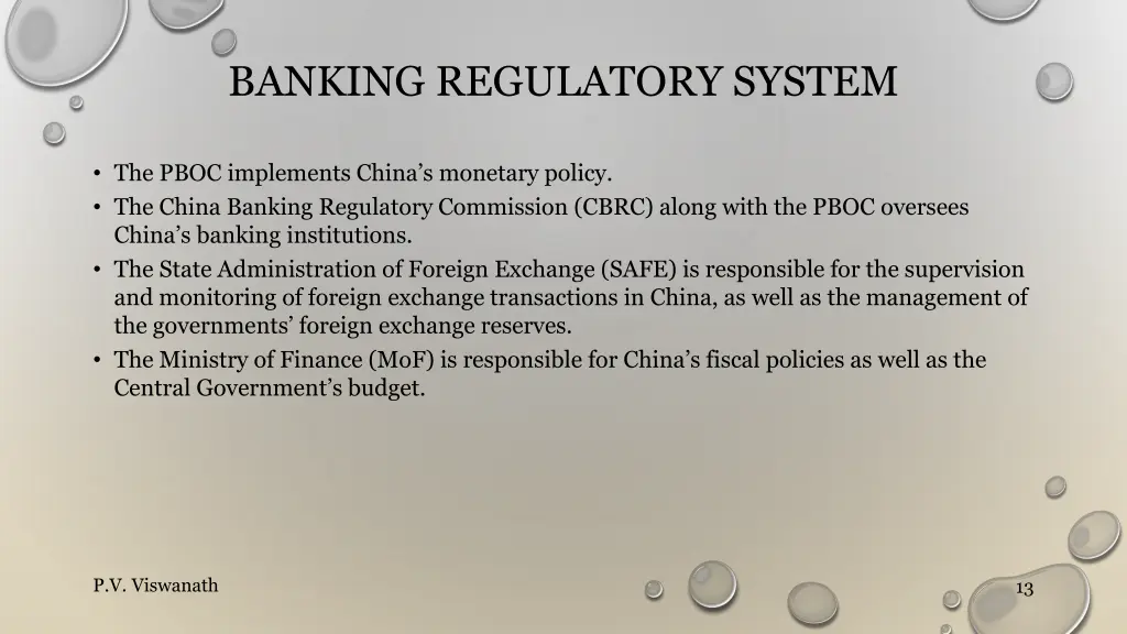 banking regulatory system