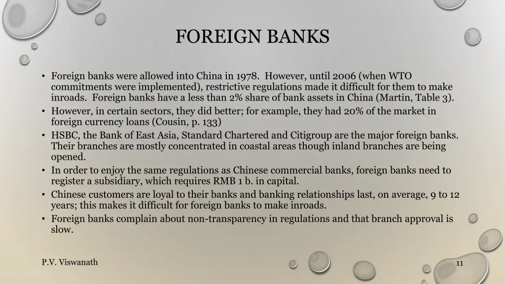 foreign banks