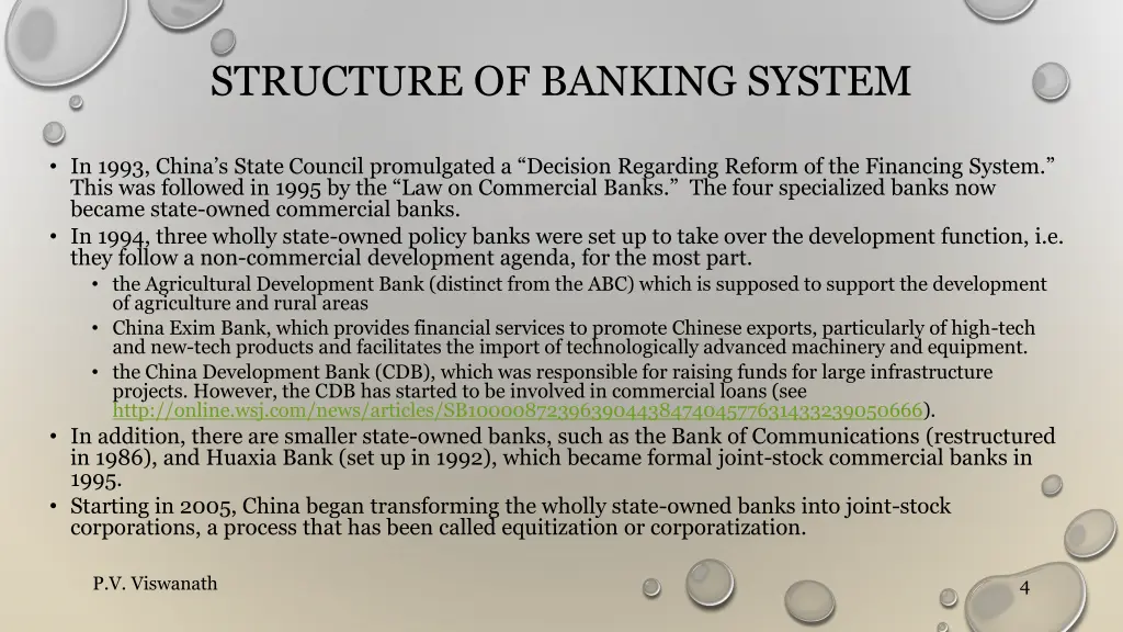 structure of banking system