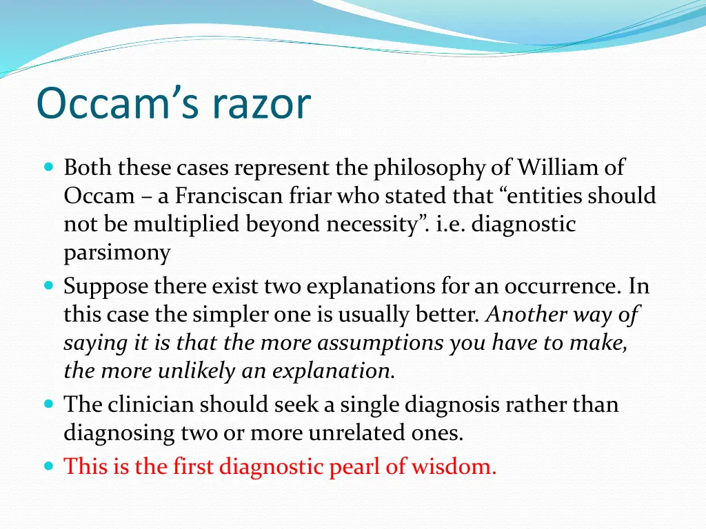 occam s razor