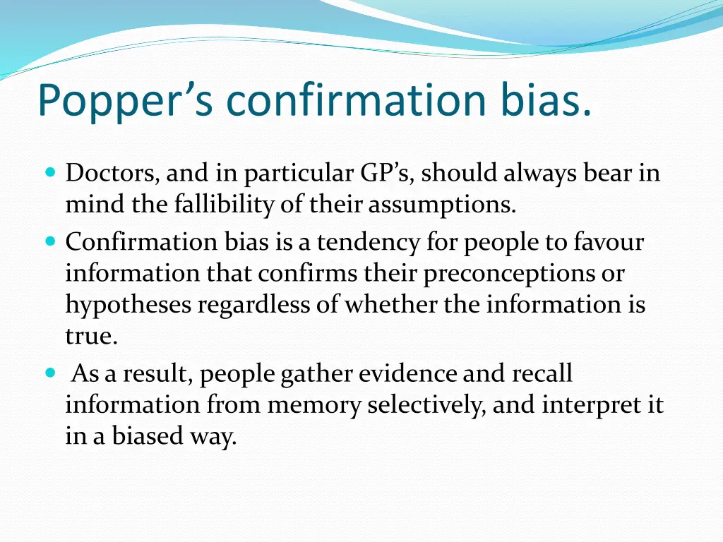 popper s confirmation bias