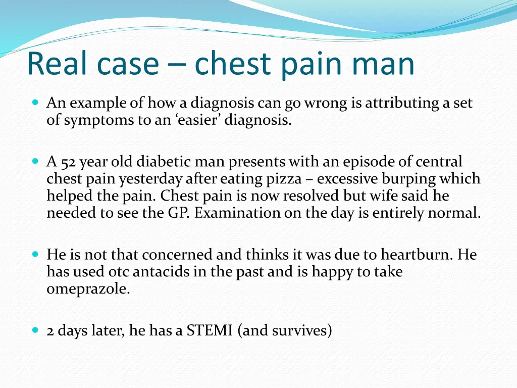 real case chest pain man