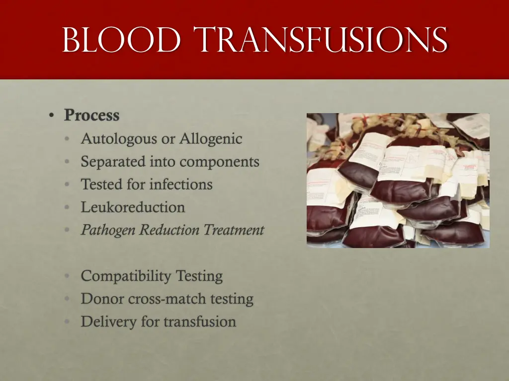 blood transfusions 1