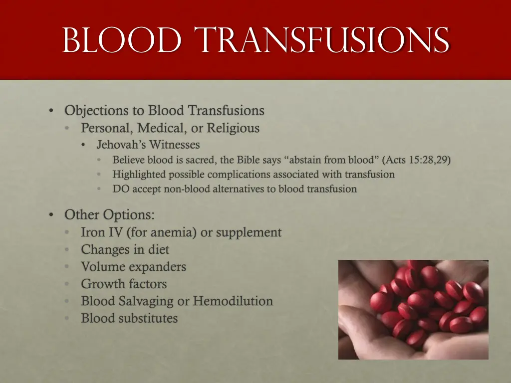 blood transfusions 5