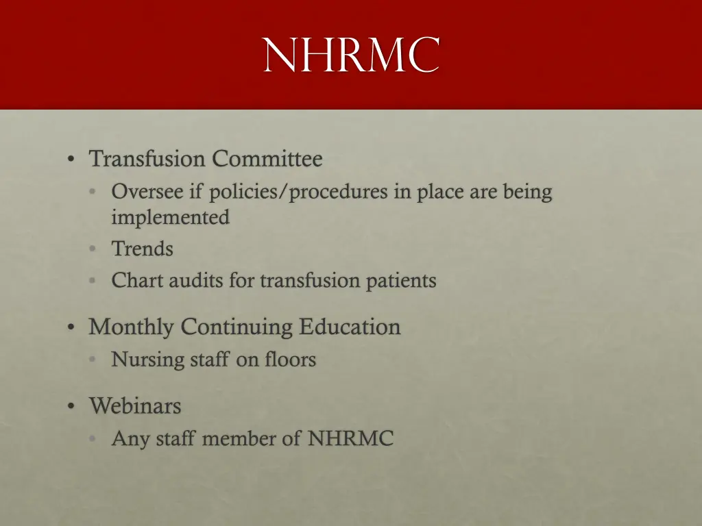 nhrmc 2