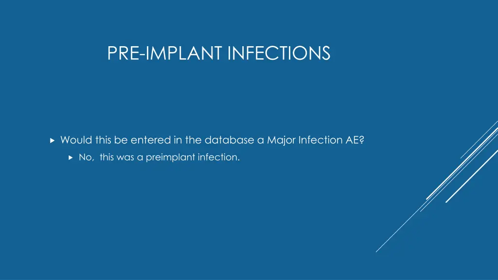 pre implant infections 2