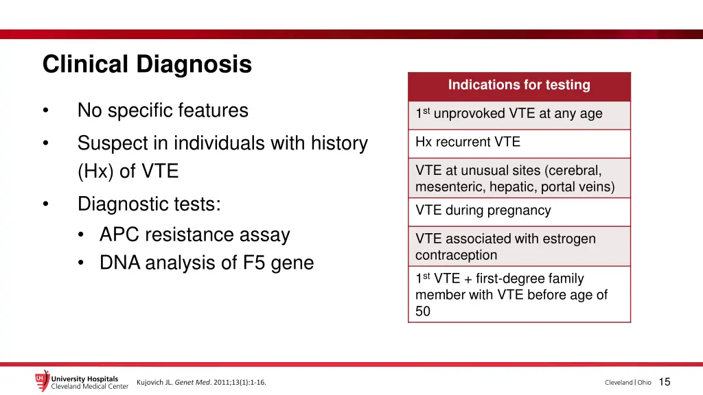 clinical diagnosis