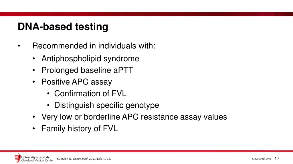 dna based testing